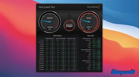 testing hard drive speed mac|blackmagic disk speed for mac.